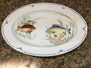 La Mer Fitz And Floyd Plate.  Made In Japan,  14.  5” Wide.