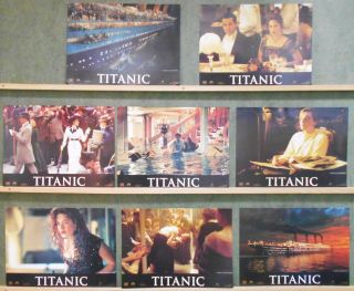 Wj35 Titanic Leonardo Di Caprio Kate Winslet James Cameron Lobby Set Spain