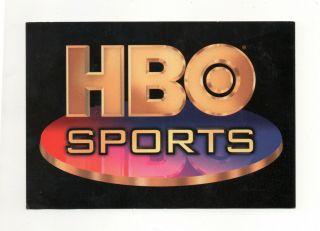 Hbo Sports 4 " X6 " Sticker