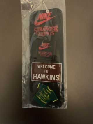 Nike Netflix Stranger Things Season 3 Collector Pin Set Camp Nowhere/hawkins