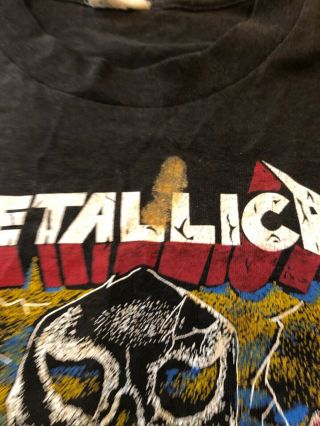 Metallica Lives On Cliff Burton Rest in Peace T - Shirt XL Dedicated Tribute Rare 2