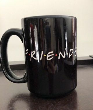 Friends Tv Show Black Coffee Mug Cup 1995 Warner Bros