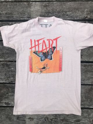 Vintage Heart 1978 Dog And Butterfly Concert Tour T - Shirt Small / Med