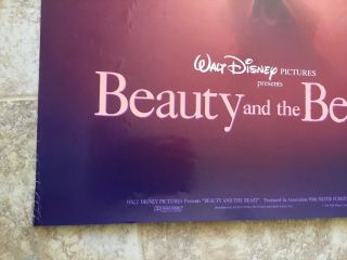 Beauty And The Beast Advanced Movie Poster Walt Disney Rolled D/S 2