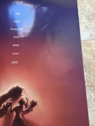Beauty And The Beast Advanced Movie Poster Walt Disney Rolled D/S 3