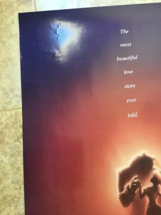 Beauty And The Beast Advanced Movie Poster Walt Disney Rolled D/S 4