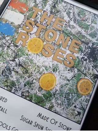 The Stone Roses Framed Poster Ian Brown Fools Gold Oasis I Wanna Be Adored 3