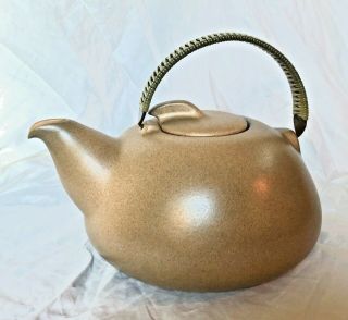 Extremely Rare Early Heath Ceramics Teapot C.  1955