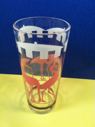 Set of 7 Vintage 1940s – 1950s Circus Drinking Glasses 3