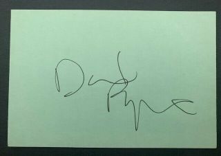 Signed In 1988 - David Byrne / The Talking Heads / Wave Funk Punk World