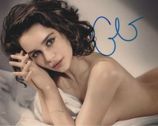 Emilia Clarke Game Of Thrones Signed Autographed 8x10 Photo E452