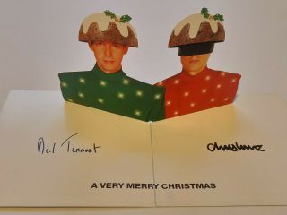 Four Pet Shop Boys Christmas Cards From Official Fan Club 1991,  1992,  1993,  1994