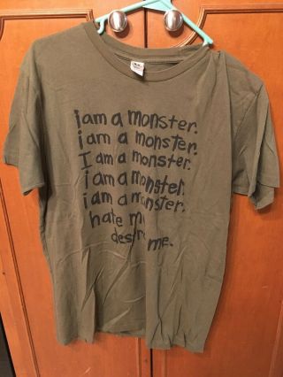 Skeleton Crew I Am A Monster T - Shirt Frank Iero My Chemical Romance Size Medium