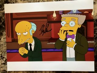 Harry Shearer Autographed Hand Signed The Simpsons Mr.  Burns Smithers 11x14 Photo