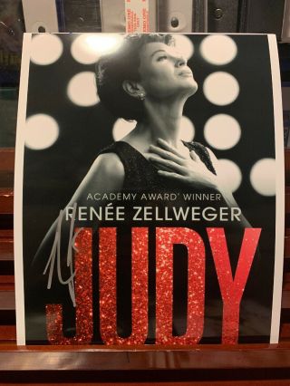 Renee Zellweger Signed Judy Garland Movie Photo Wizard Of Oz