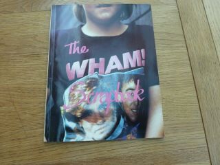 1980s The Wham Scrapbook Softback Book 24 Page