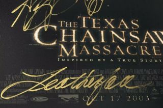 Andrew Bryniarski Signed 16x20 Photo Leatherface Texas Chainsaw Massacre Poster 3