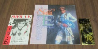 With Promo Flyer & Sticker Sheila E 1985 Japan Tour Book Concert Program Prince