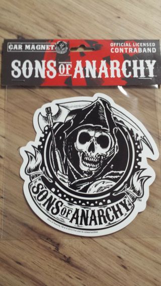 Sons Of Anarchy Samcro Huge Round Reaper Fridge Car Magnet Fx Channel