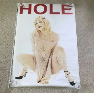 Vintage Courtney Love Hole Poster Subway 55”x 39” 90s Giant Oversize