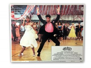 " Grease " 11x14 Authentic Lobby Card Poster Photo 1978 Travolta