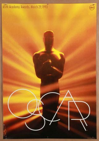 1993 Academy Awards Abc Tv Poster 25x36 Saul Bass
