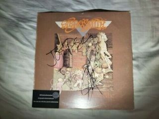 Joe Perry And Steven Tyler Aerosmith Signed " Toys In The Attic " Album With