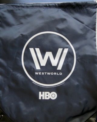 SDCC 2017 Hall H HBO Westworld Swag Promo Drawstring Bag and 20” X 13.  5” Poster 2