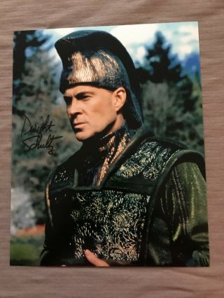Stargate Sg - 1 Autographed Photo Dwight Schultz (the Gamekeeper)