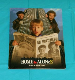 Home Alone 2: Lost In York Press Kit Folder,  Booklet,  1 Photo Only