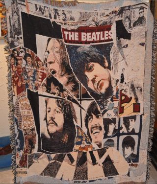 The Beatles Anthology Fleece Throw Apple Corp Ltd The Rug Barn