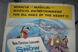 THE SNOW QUEEN Orig.  Movie Poster 1960 Art Linkletter Sandra Dee 2