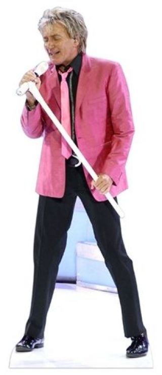 Rod Stewart Singer Fun Cardboard Cutout 179cm Tall - Invite Him To Your Party