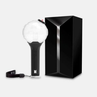 Bts Official Light Stick Ver.  3 Army Bomb Authentic From Big Hit Shop,  Photo Card