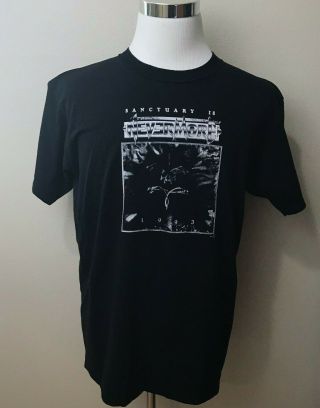 Vintage Sanctuary is Nevermore Large Shirt 1993 Metal Band 2