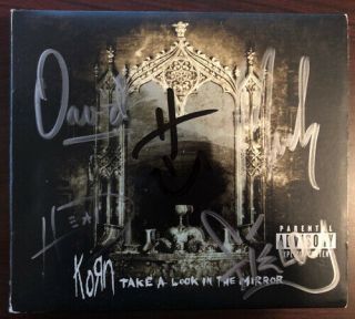 Korn Take A Look In The Mirror Deluxe Version Signed Cd Autographed