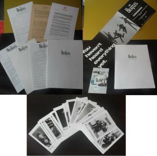 Rare The Beatles Huge Australian Press Release Promo Kit Anthology 1 1995 Photos
