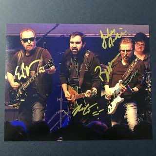 Blue Oyster Cult Band Signed 8x10 Photo Autographed Buck Dharma Eric Bloom