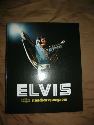 Elvis At Madison Square Garden Ftd Book/cd Oop Discounted Due To Light Damage