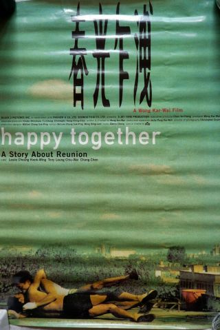 Happy Together Vintage Poster Wong Kar - Wai Film Leslie Cheung Kwok - Wing