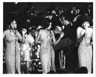Supremes Diana Ross Photograph On Stage Motown Cindy Mary Wilson