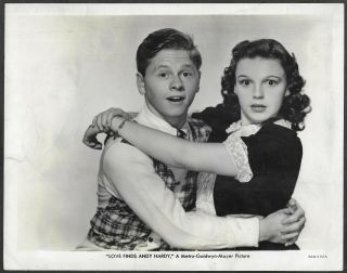 Judy Garland Love Finds Andy Hardy 1930s Mgm Photo Mickey Rooney