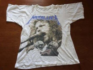 Metallica Shirt 90s Tour Nowhere Else To Roam Xl - Acceptable Rare