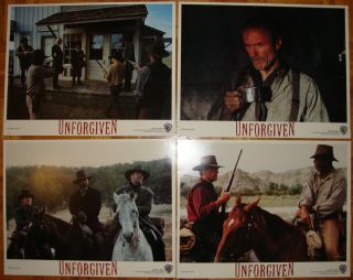Unforgiven - Clint Eastwood - Western - Revenge - M.  Freeman - Lc Set (11x14 Inch)
