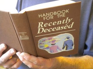 Beetlejuice Handbook Recently Deceased Book Movie Prop - Gift - Tim Burton