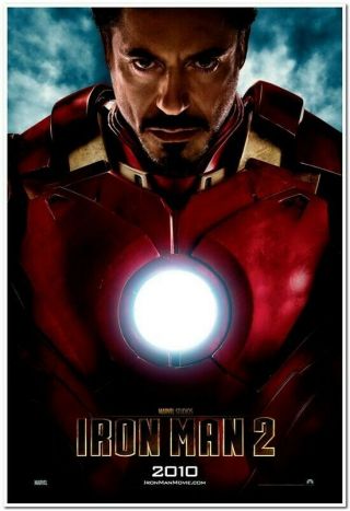 Iron Man 2 - 2010 - Orig Advance 27x40 D/s Movie Poster Of Robert Downey Jr.