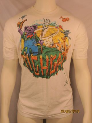 Vintage Grateful Dead Concert T Shirt 1995 Highgate Vermont,  Size Xl