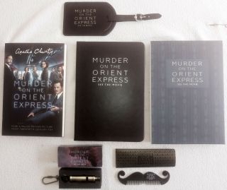 Rare Murder On The Orient Express 2017 Movie Prize Pack Depp Cruz Brannagh Dench