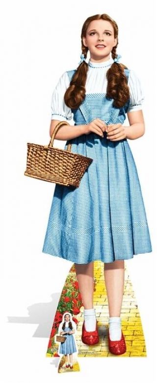 Dorothy From The Wizard Of Oz Lifesize And Mini Cardboard Cutout / Standee Judy