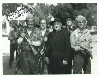 Victor French Little House Nbc Promotional Hand Signed Autographed Photo D.  1989